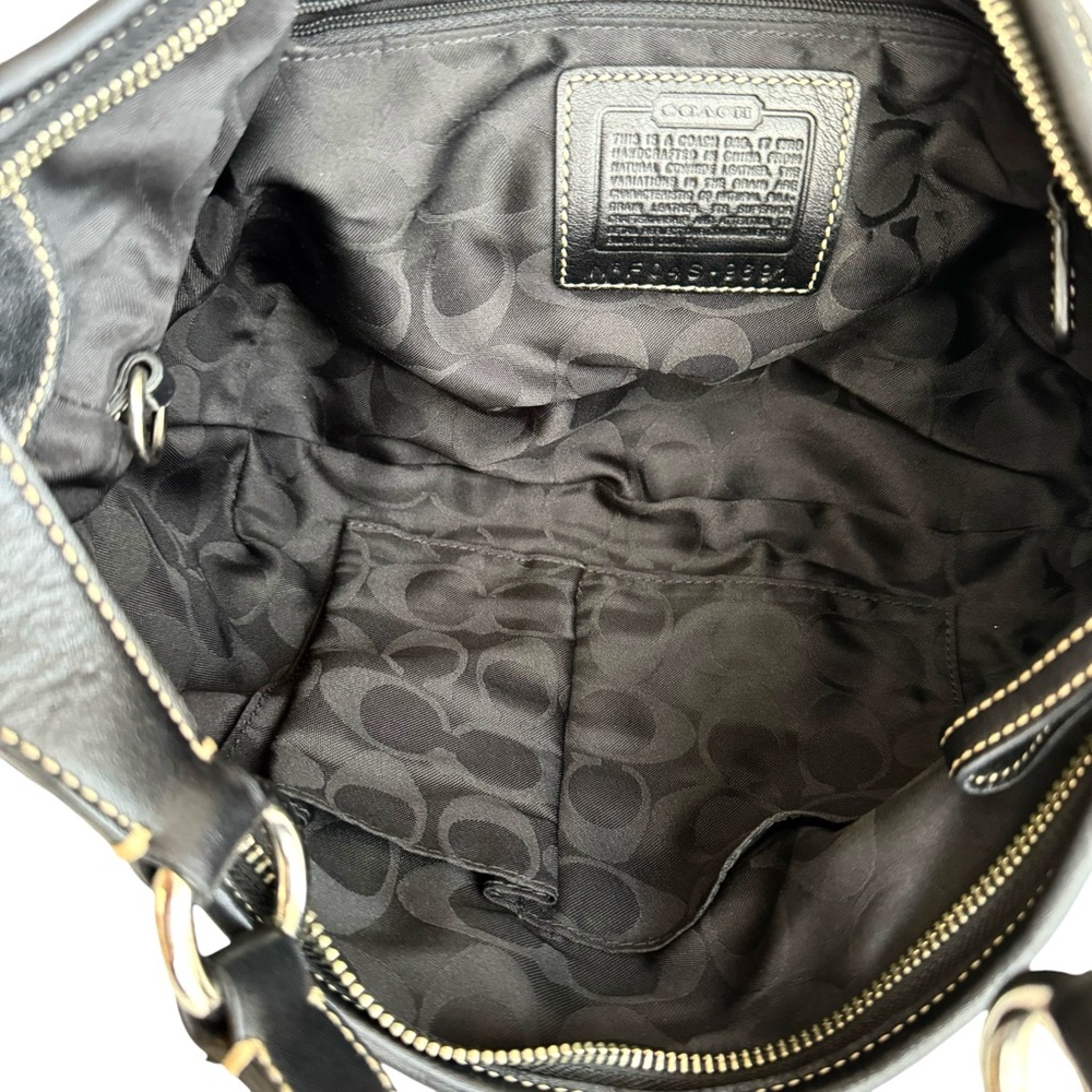 🆕 Coach Vintage Soho Leather Shoulder Bag Black - Picture 16 of 17